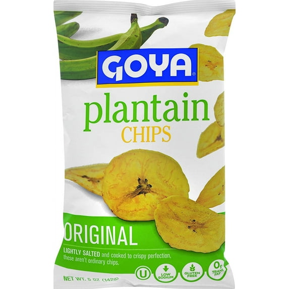 Goya Foods Plantain Chips, 5-Ounce (Pack of 12)