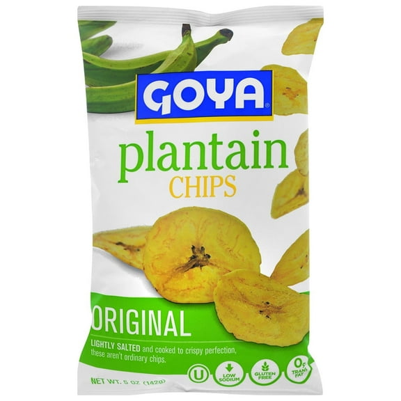 Goya Foods Plantain Chips, Original, 5 Ounce (Pack of 3)