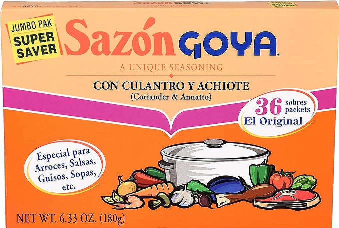 Goya Foods Sazón Seasoning with Coriander & Annatto, 6.33 Ounce (Pack of 1)