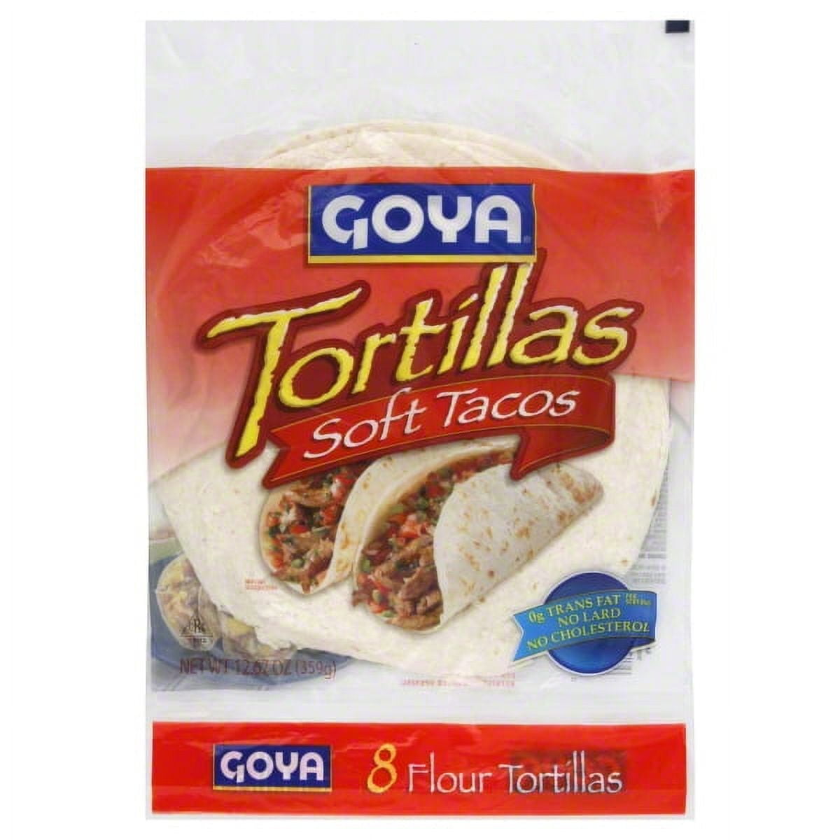 Goya Foods Soft Taco Flour Tortillas, 12.67 oz