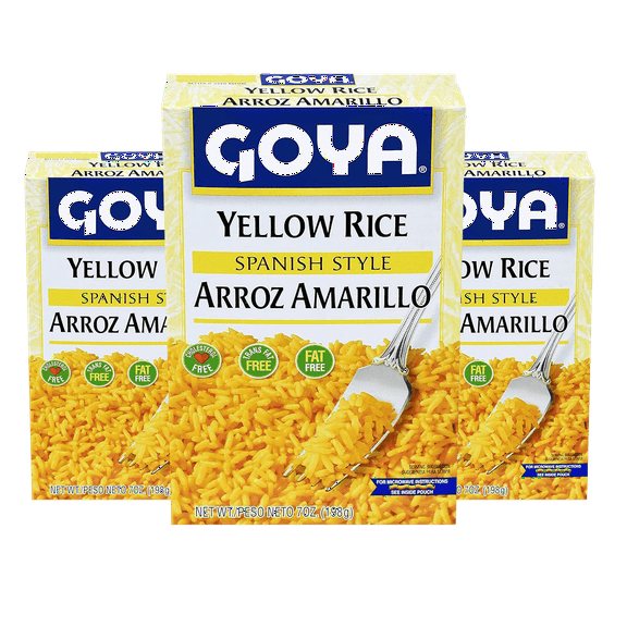Goya Foods Yellow Rice Mix, 7 oz (Pack of 3)