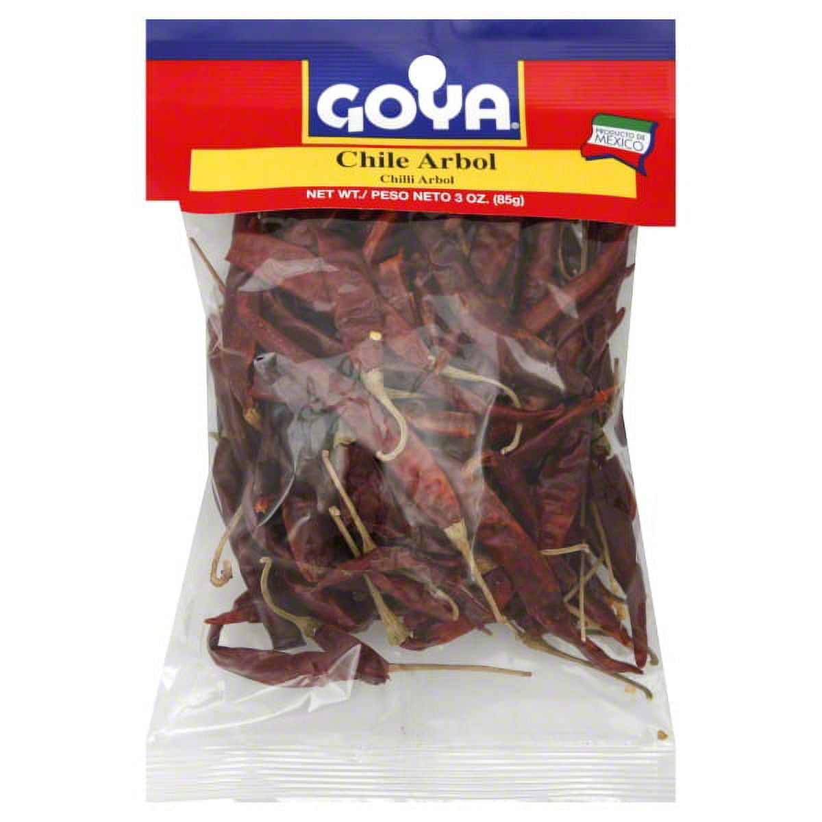 Goya Chile Arbol Peppers, 3 oz