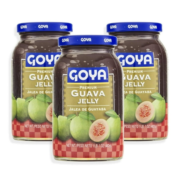 Goya Goya Guava Jelly, Glass Jars, 17 Oz, 3 Pk
