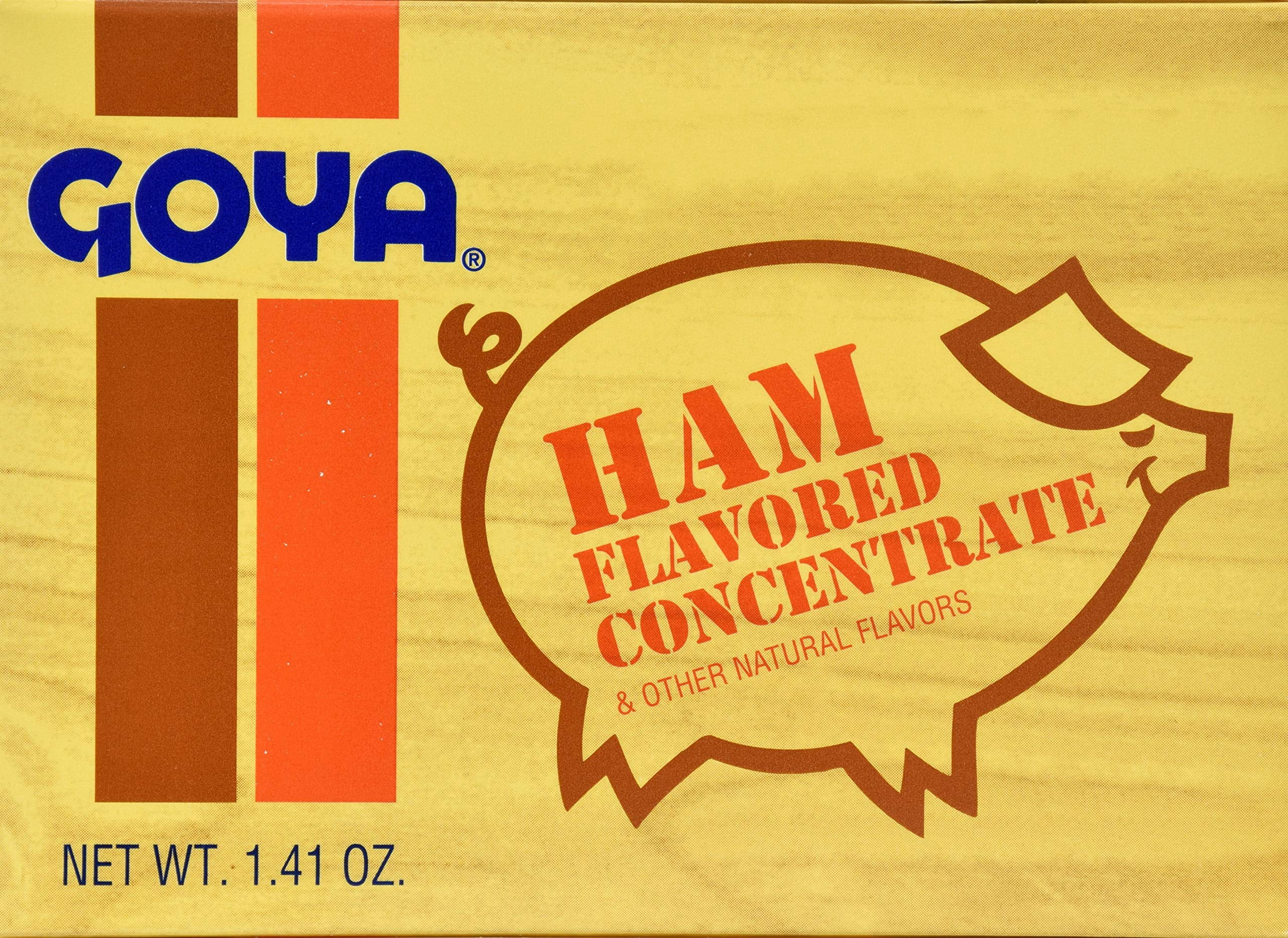 Goya Ham Flavored Concentrated Seasoning 1.41Oz | Sabor A Jamon (Pack Of 02)