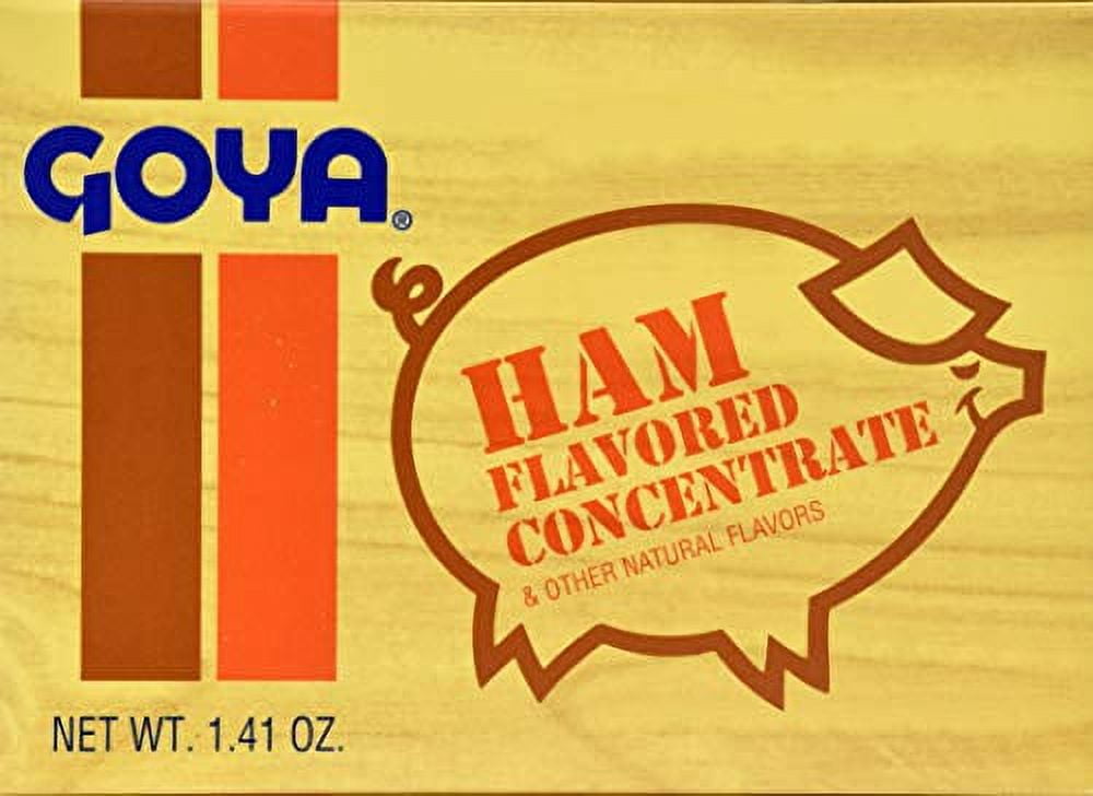Goya Ham Flavored Concentrated Seasoning 1.41oz | Sabor a Jamon (Pack of 04)