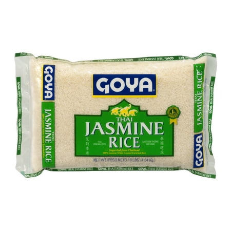 GOYA Thai Jasmine Rice, 10 lb Bag, Fat-Free, Low Sodium, Gluten Free