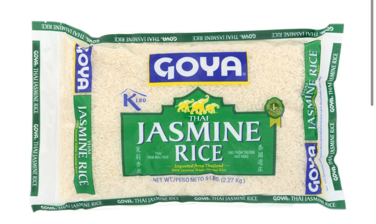 Goya Jasmine Rice, Thai 5 Lb, Pack of 1
