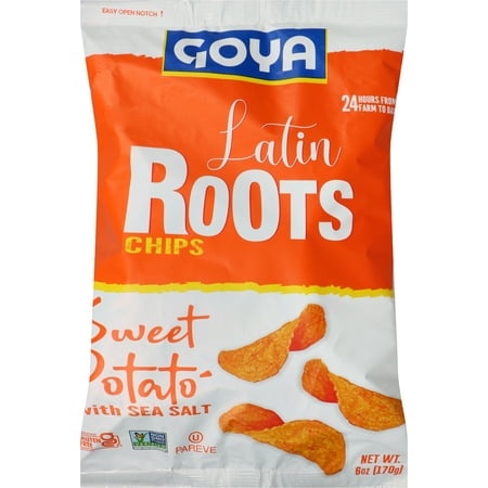 Goya Latin Roots Chips Sweet Potato w/ Sea Salt 6 oz