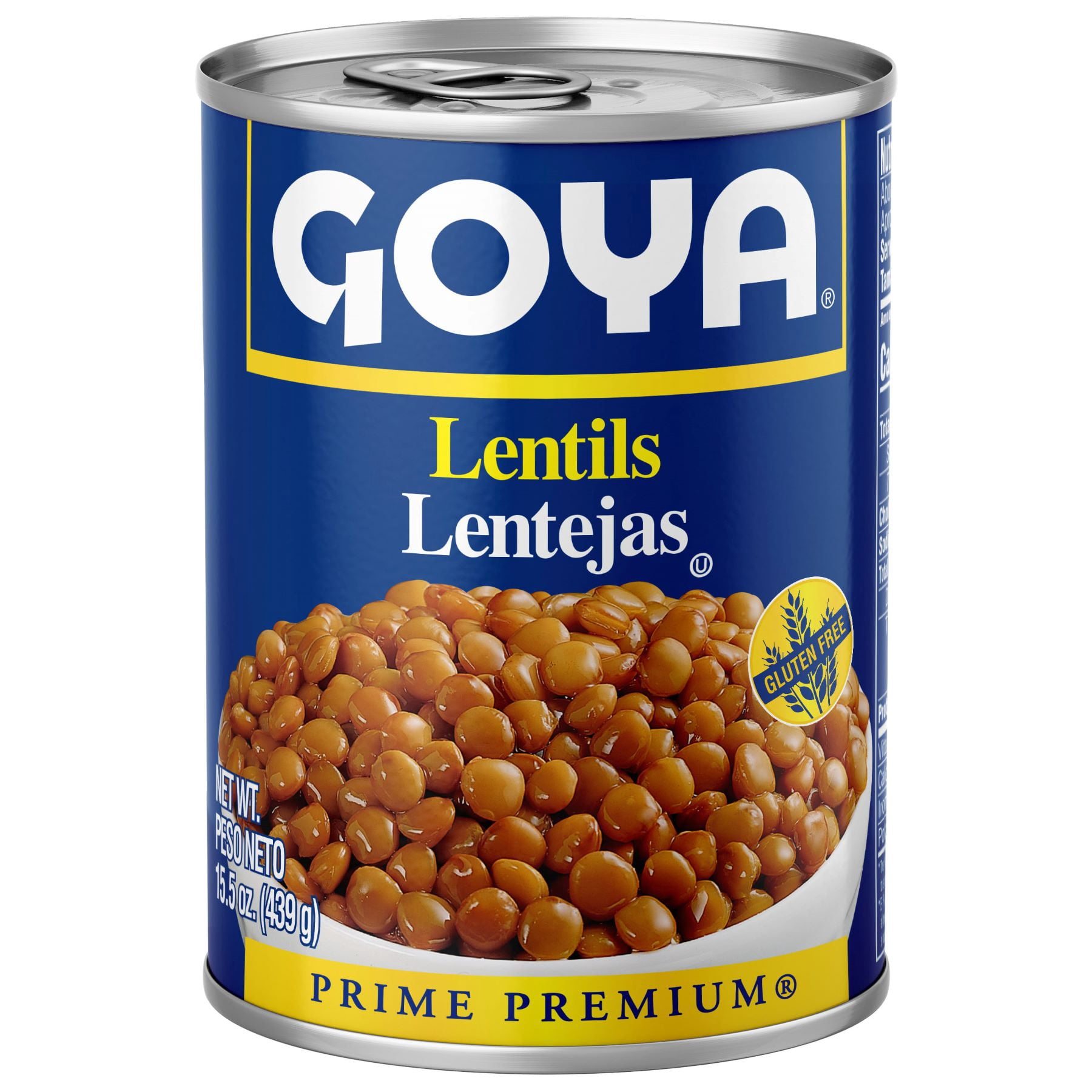 Goya Lentils, Canned Beans, 15.5 oz Can
