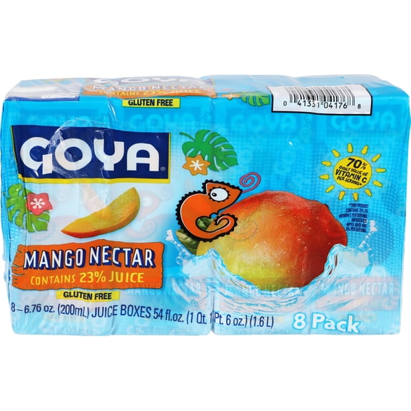 Goya Mango Nectar Juice 6.76 Oz 8 PK