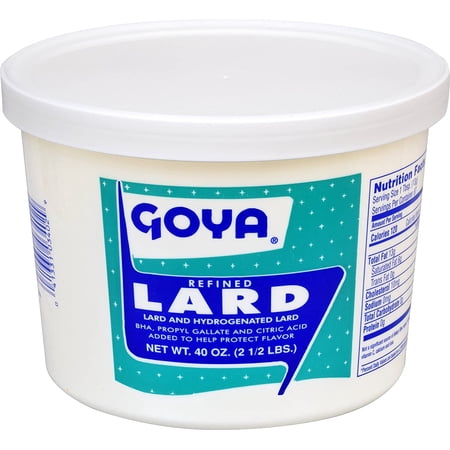 Goya Manteca Lard, 2.5 Pound