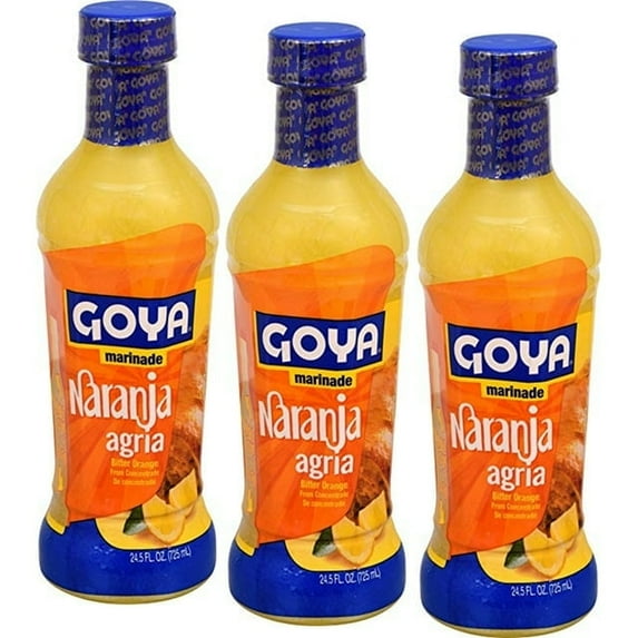 Goya Naranja Agria - Sour Orange, 12 oz Pack of 3