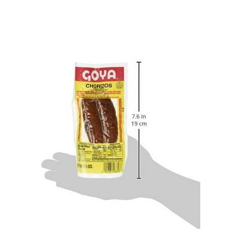 Goya Natural Smoked Chorizos, Sausage, 3.5 oz Bag