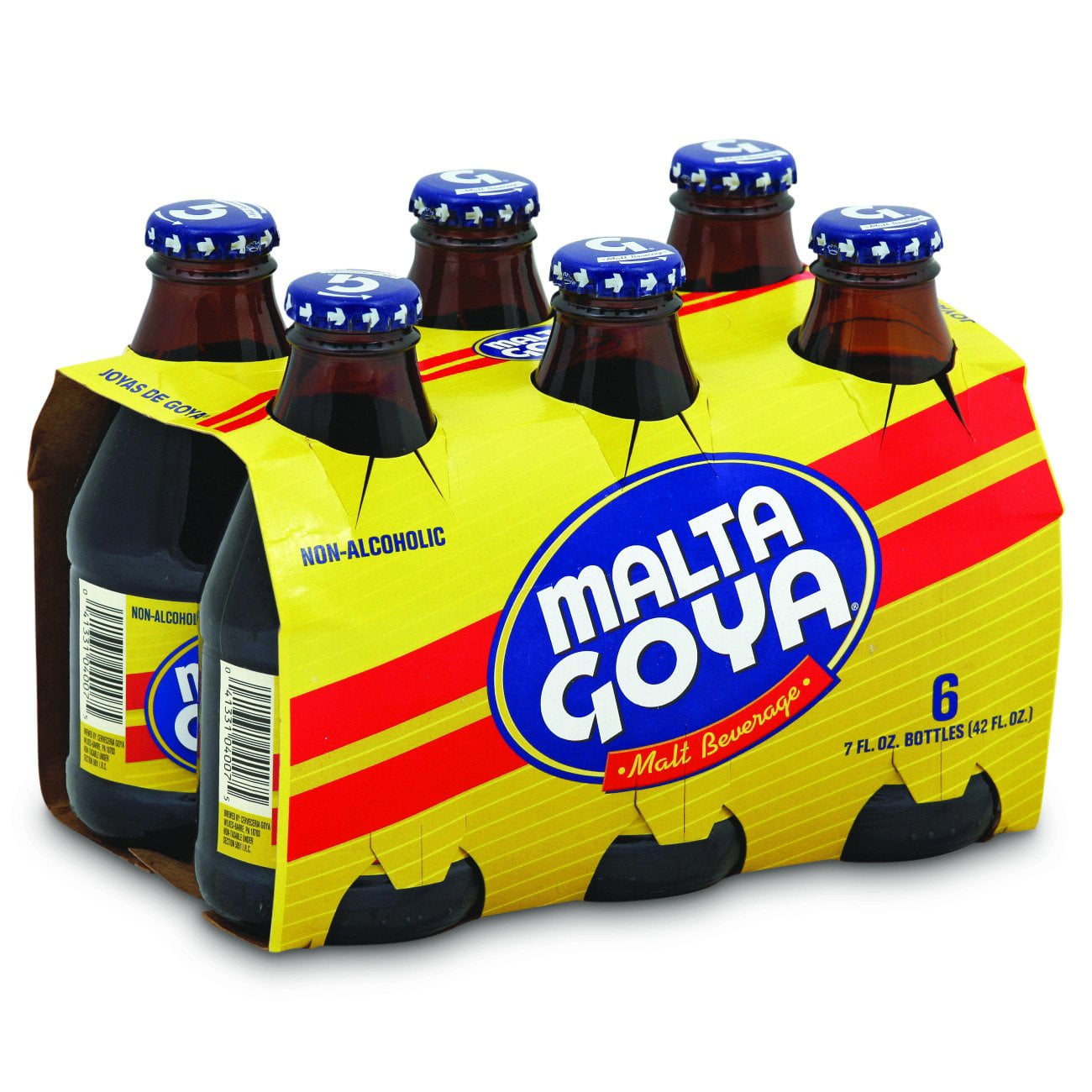 Goya Non-Alcoholic Malt Beverage6 pk Bottles - 7 oz