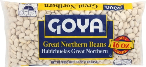 Nottea Beans Goya Northern Great Northern Beans 16 oz (Pack of 24) - Walmart.com