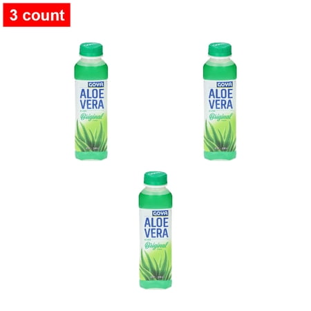 Goya Original Flavor Aloe Vera Drink 16.9 fl oz - 3 count