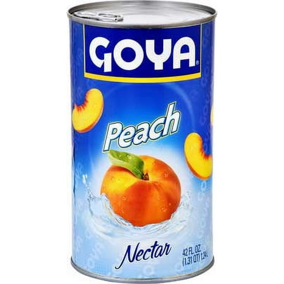 Goya Peach Nectar Juice, 42 Ounce -- 12 per case.