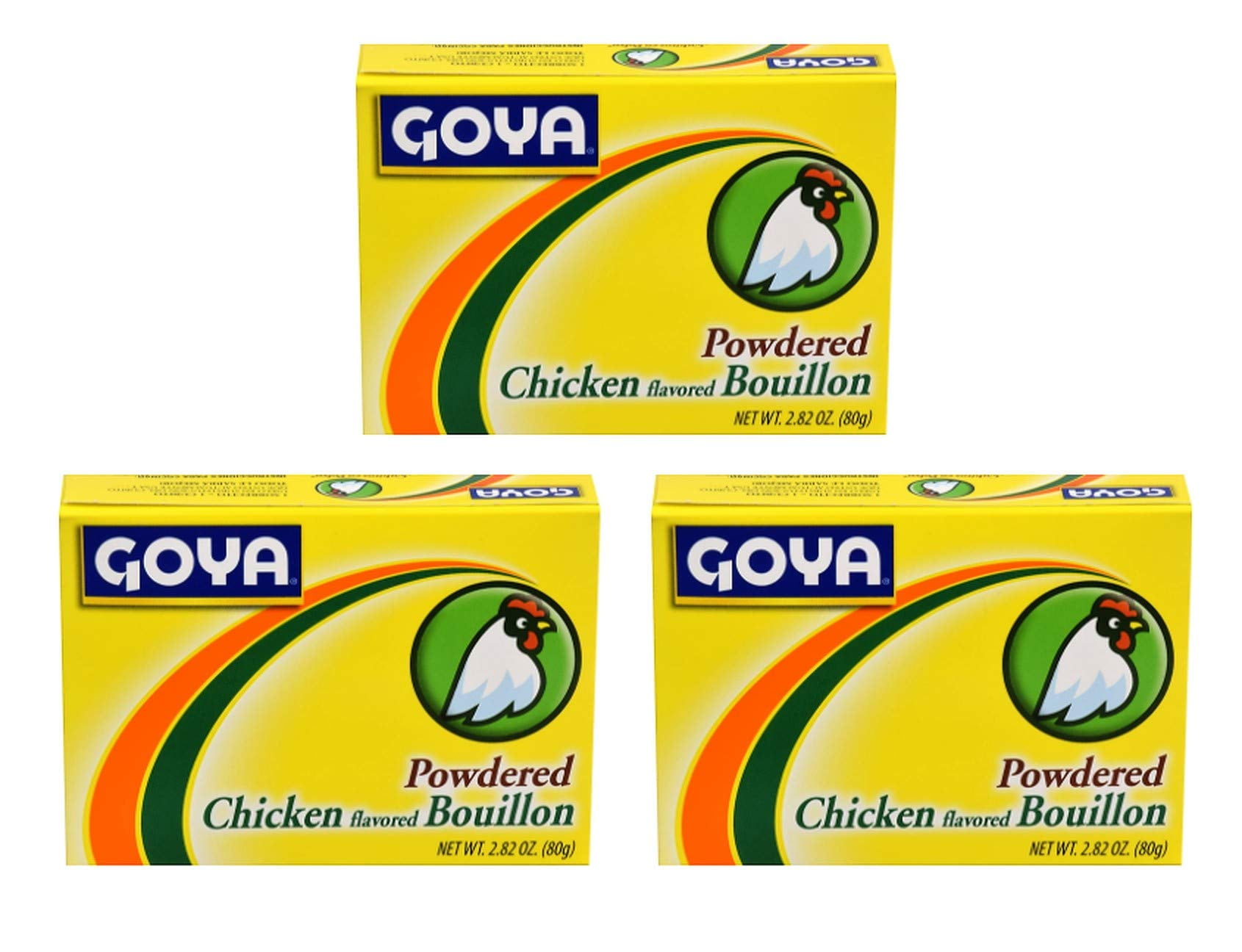 Goya Powdered Chicken Flavored Bouillon, (3 Pack, Total Of 8.46Oz