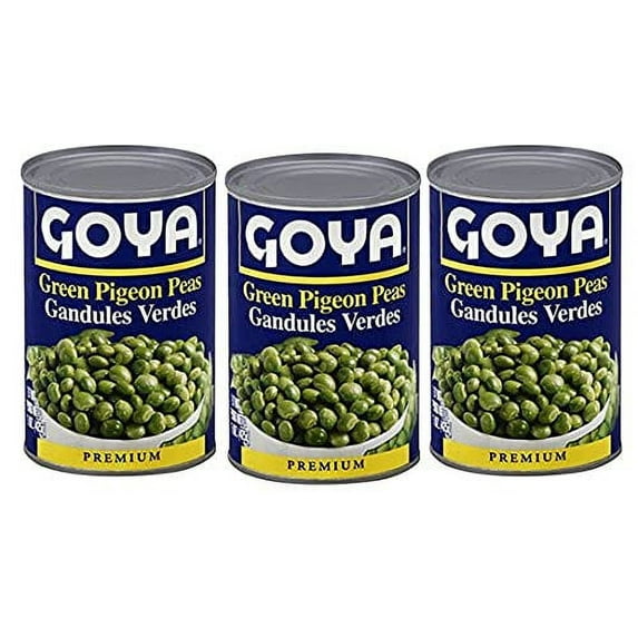 Goya Premium Green Pigeon Peas 15.5 Oz (3 Pack) Gandules Verdes