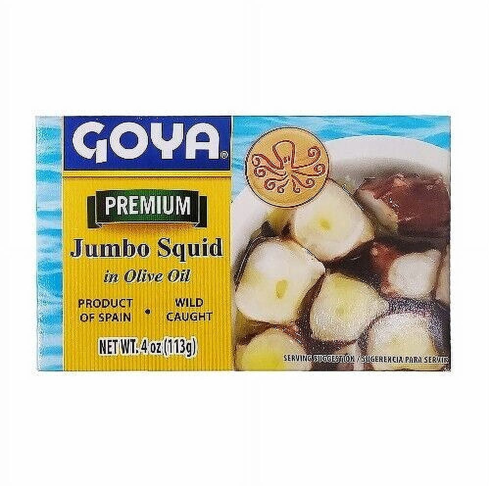 Goya Premium Jumbo Squid in Olive /Jumbo Calamar En Aceite De Oliva 4
