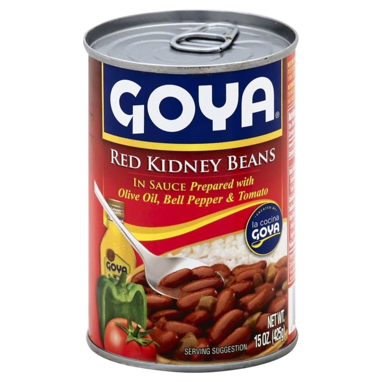 Goya Ready-to-Eat Red Kidney Beans in Authentic Latin Sauce with