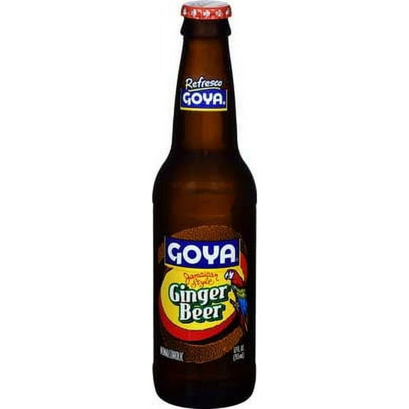Goya Refresco Ginger Beer Soda, 12 Ounce -- 24 per case.