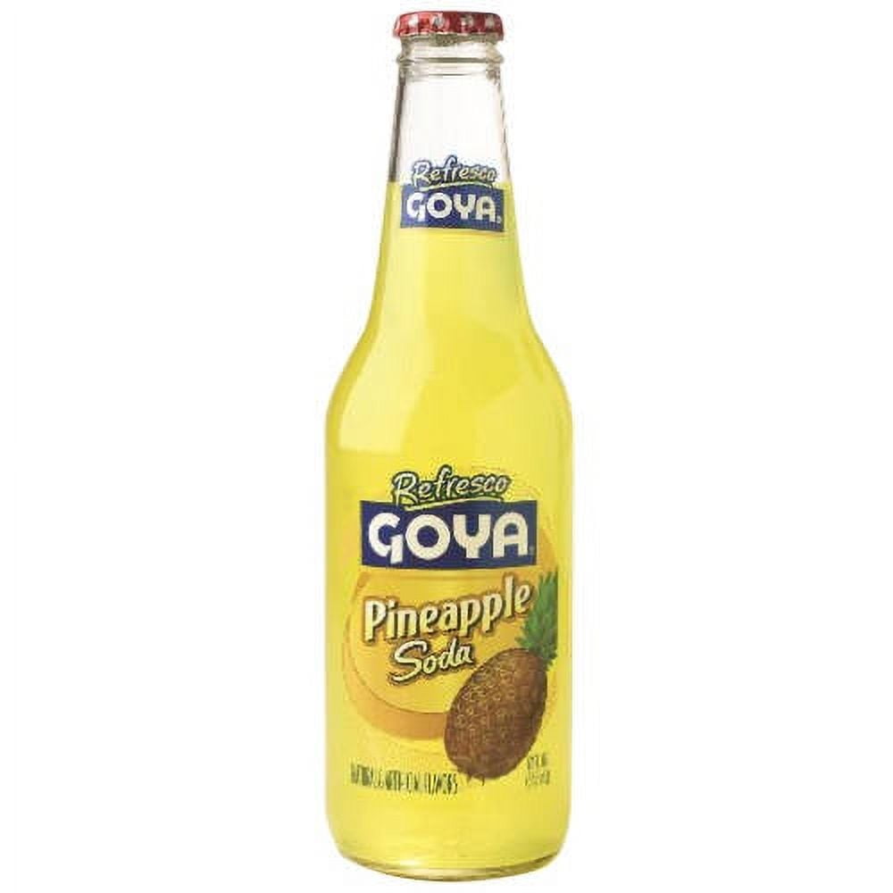Goya Refresco Pineapple Soda, 12.0 FL OZ