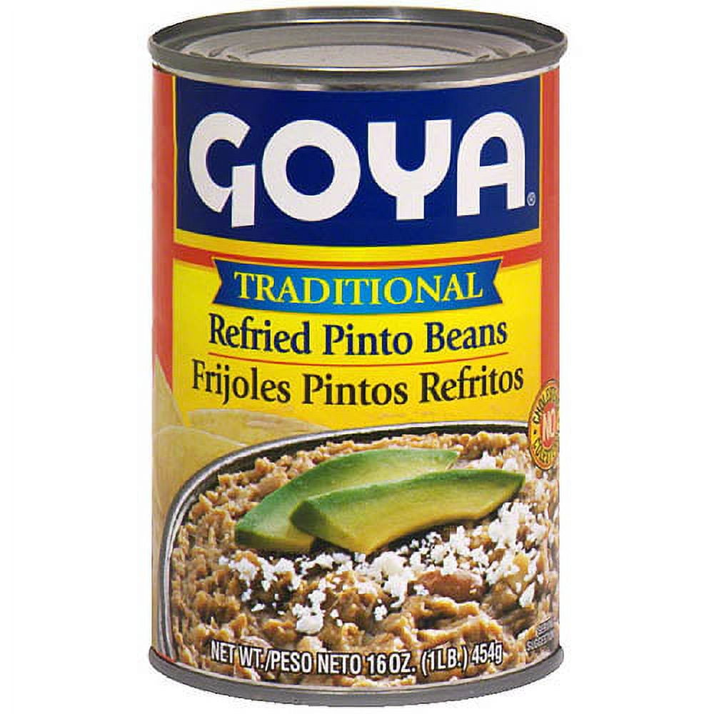 Goya Refried Pinto Beans, 16 oz (Pack of 12)