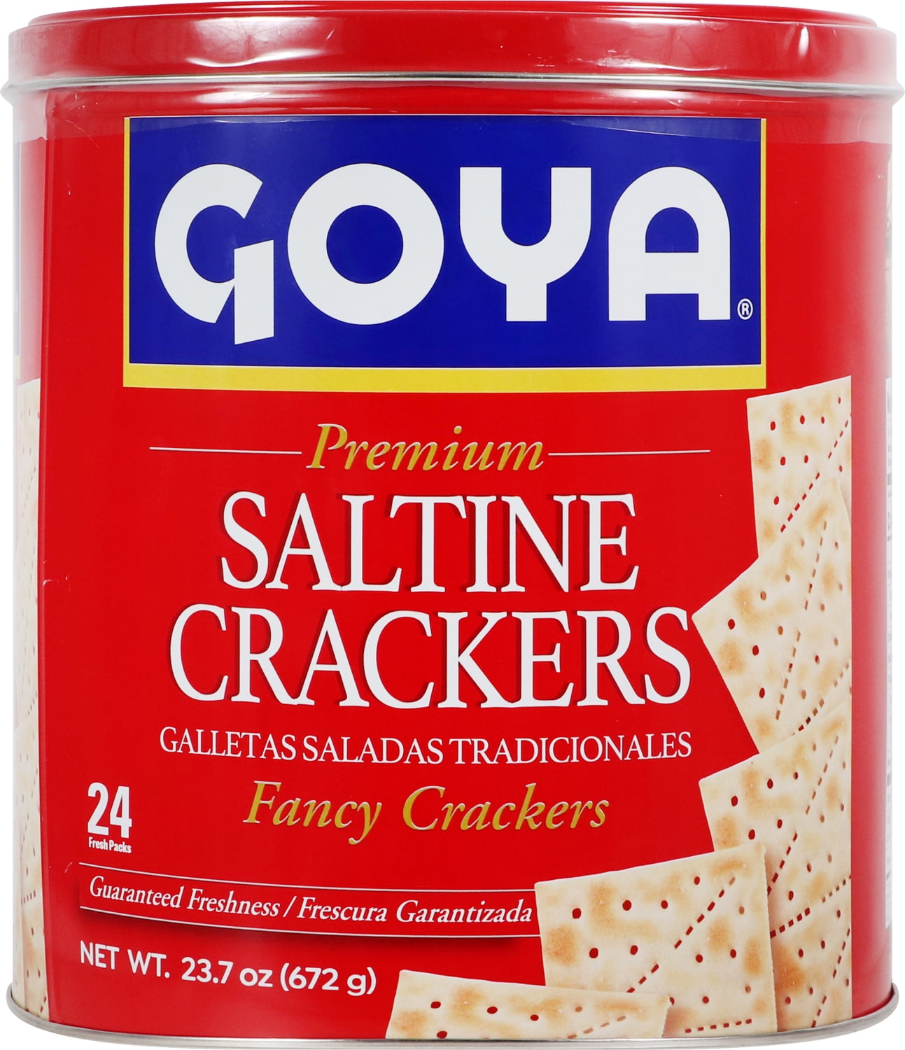 Goya Saltine Crackers, Red Tin, 10.5 oz