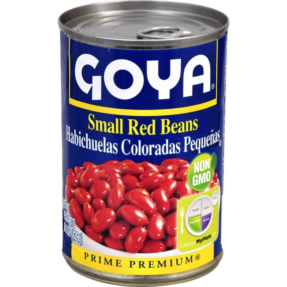 Goya Small Canned Beans Red 15.5 oz (Pack of 4)
