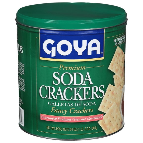 2X - Goya Soda Crackers, Premium, Fancy 24 oz