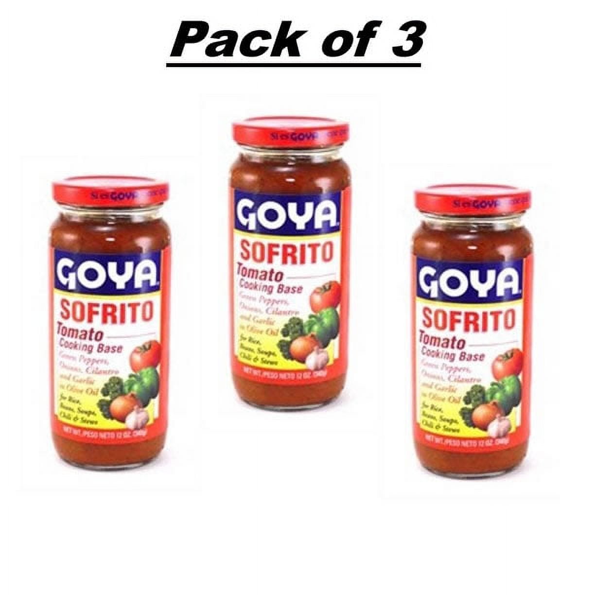Goya Sofrito Tomato Cooking Base 12 Ounces (Pack of 3)