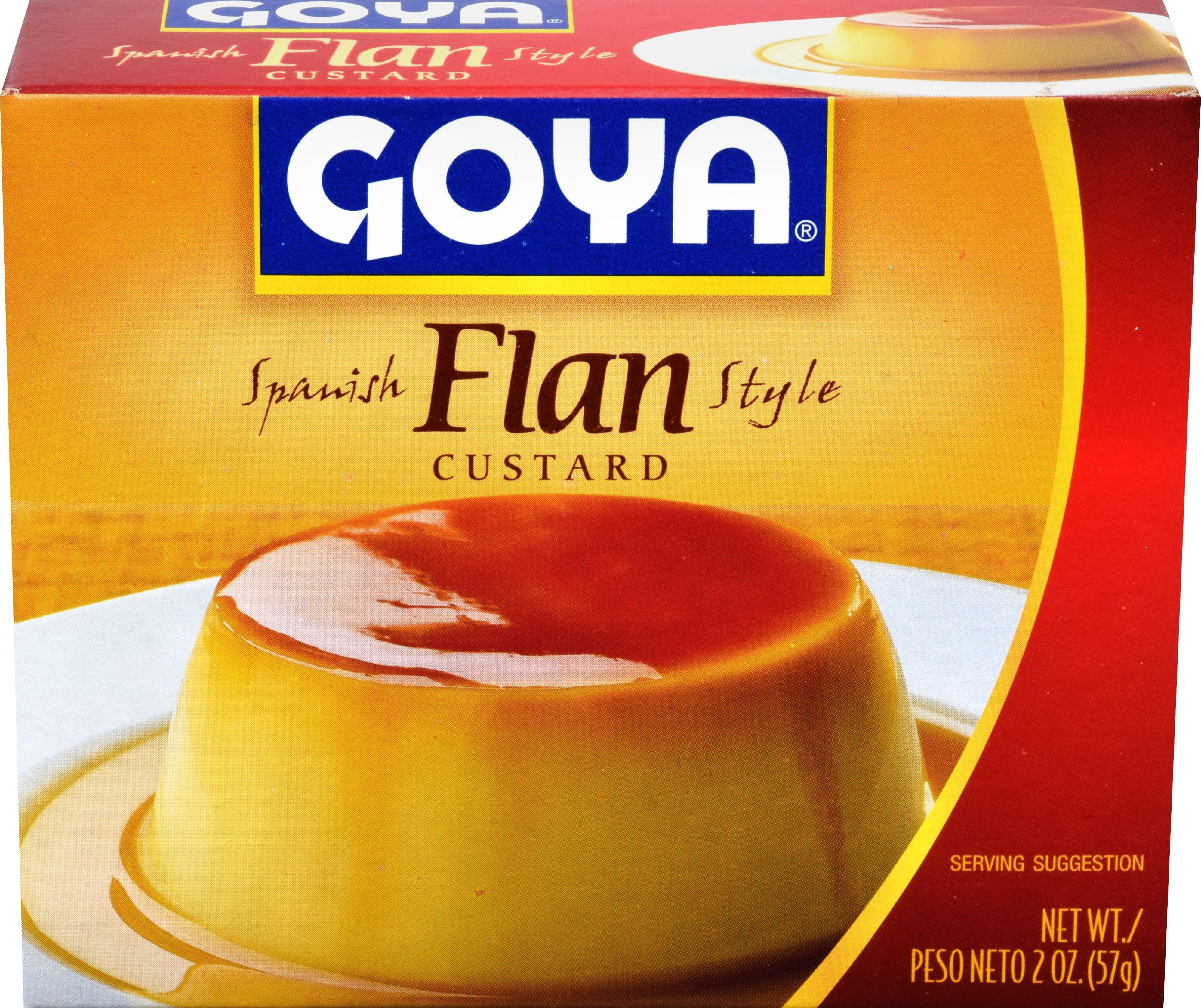 Goya Spanish Flan Style Custard, 2 oz