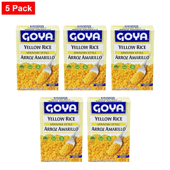 Goya Spanish Style Yellow Rice 7 oz - 5 Pack