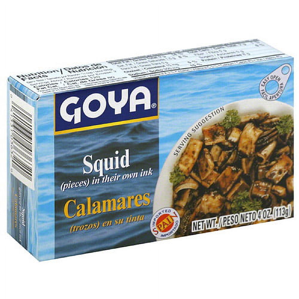 Goya Squid Pieces in Their Own Ink, 4 oz, (Pack of 25) - image 1 of 1
