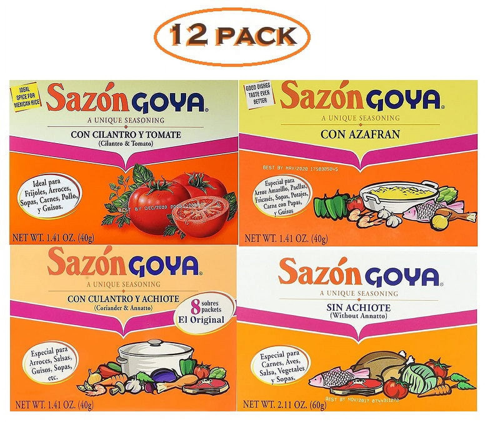 Goya Variety Sazon Bundle 12 Pack