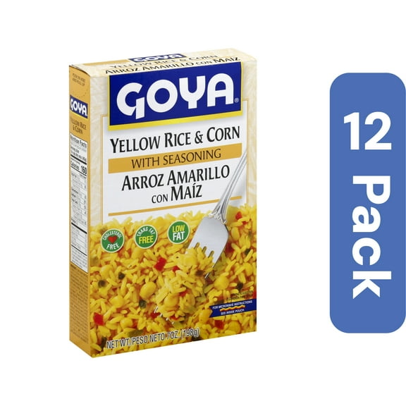 Goya Yellow Corn Rice 7 oz (Pack of 12)