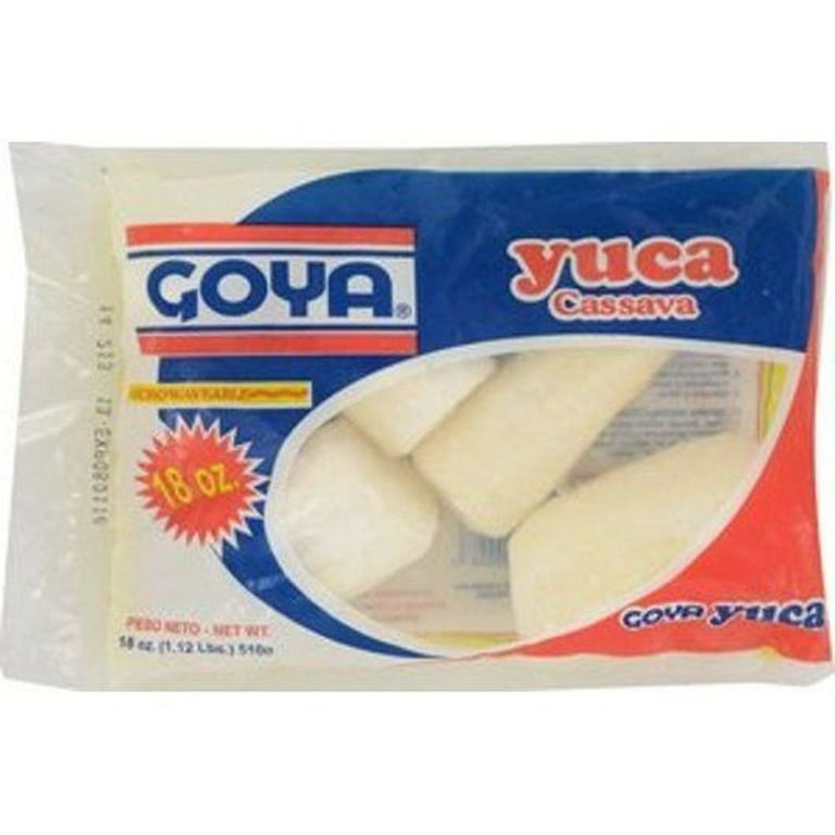 Goya Frozen Yuca Root Vegetable, 18 Ounce Box -- 27 per case