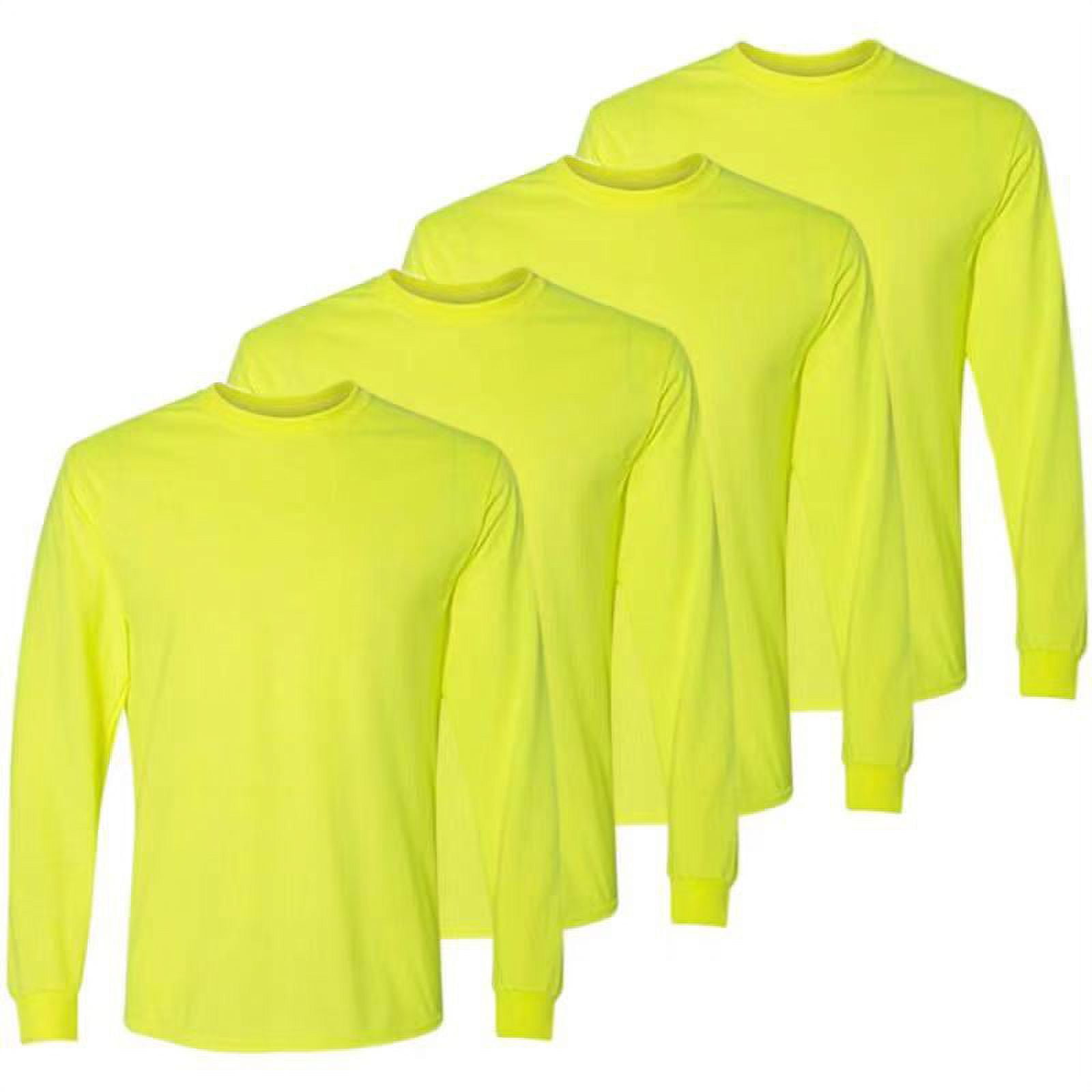 Goyoma 4 PCS Safety High Visibility Long Sleeve Construction Work