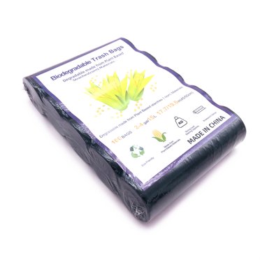 100 Small Trash Bags - Strong Disposable Liner Bags For Wastebaskets