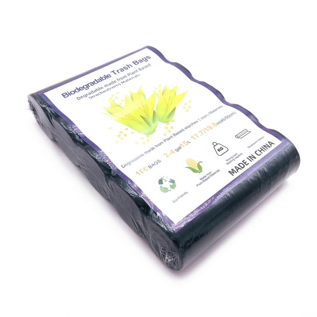 Goyunwell Compostable Portable Toilet Bags 100 Counts Recycling Kitchen