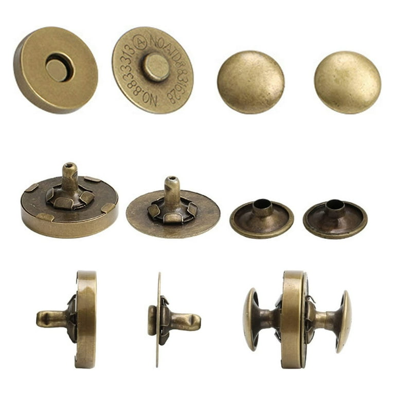 Magnetic Snap Fastener / Bag Closure (Sew In) Antique Brass Magnetic Snap Fastener / Bag Closure (Sew In) Antique Brass