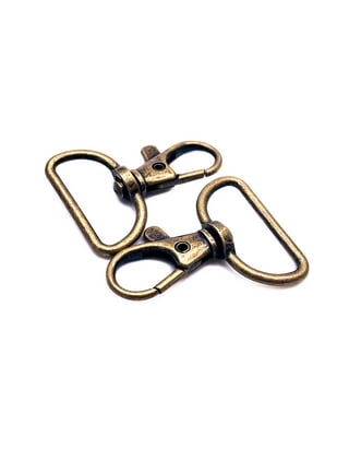 LYUMO Brass Screw Lock Carabiner Clip Hook Keychain Key Ring DIY