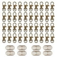 thumbnail image 1 of Goyunwell Small Lobster Clasp 80-Piece Antique Brass Swivel Snap Keychains, 1 of 7