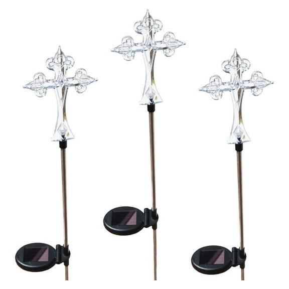 GpLuMy 1016-3 Solar Lights with 3-Cross Set