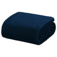 thumbnail image 1 of GpLuMy All Season Waffle Premium Thermal Blanket Queen Size 90"x90" Durable Soft Cozy Breathable Weave Design 100% Cotton, Deep Blue, 1 of 7