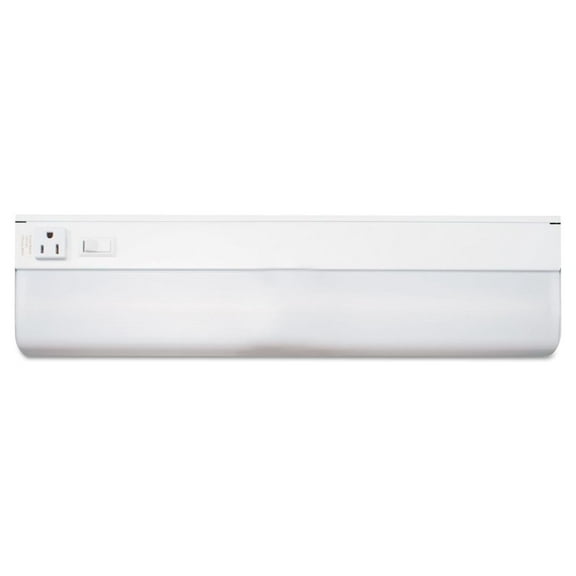 GpLuMy L9011 Under-Cabinet Fluorescent Fixture, Steel, 18-3/4 x 4, White