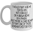 thumbnail image 1 of Gpa Coffee Mug I'd Walk Through Fire For You Gpa Gift Idea For Gpa Him Her Men Women Tea Cup Christmas Xmas, 1 of 2