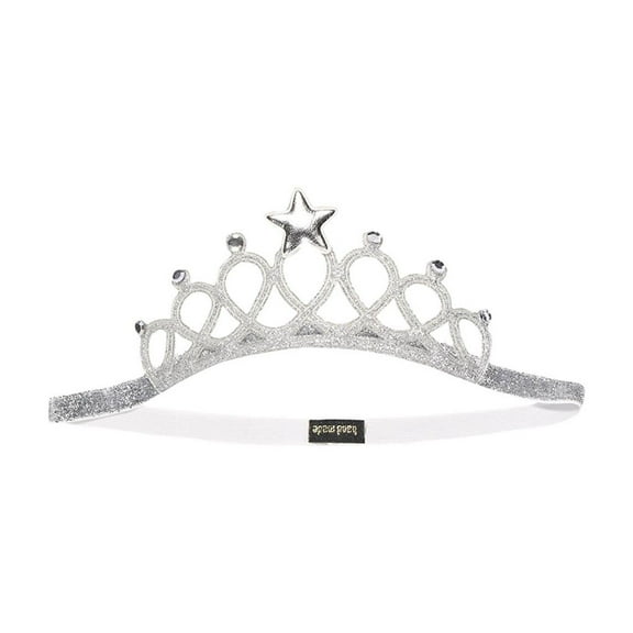 Gpaecead Baby Girls Princess Crystal Shiny Hair Accessories For Girls Hair Dectoration Cute Hair Accessories Silver