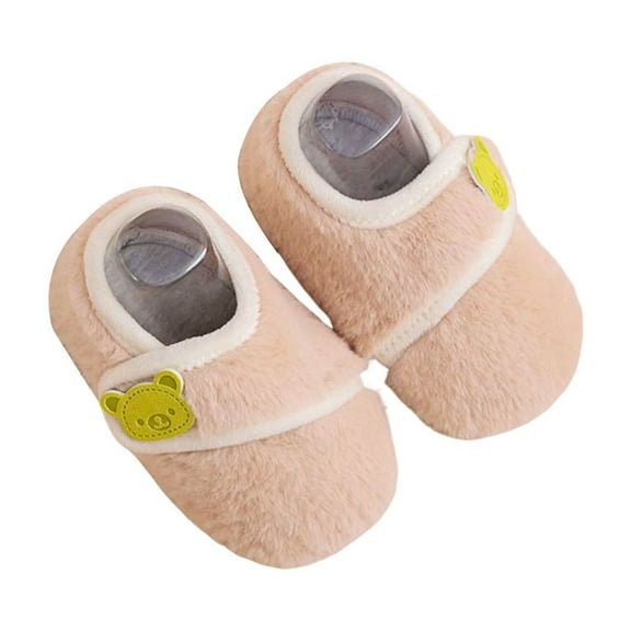 Gpaecead Baby Shoes Infant Boy Girl First Walker Shoes Toddler Walking Shoes Lightweight Non-Slip Shoes Brown
